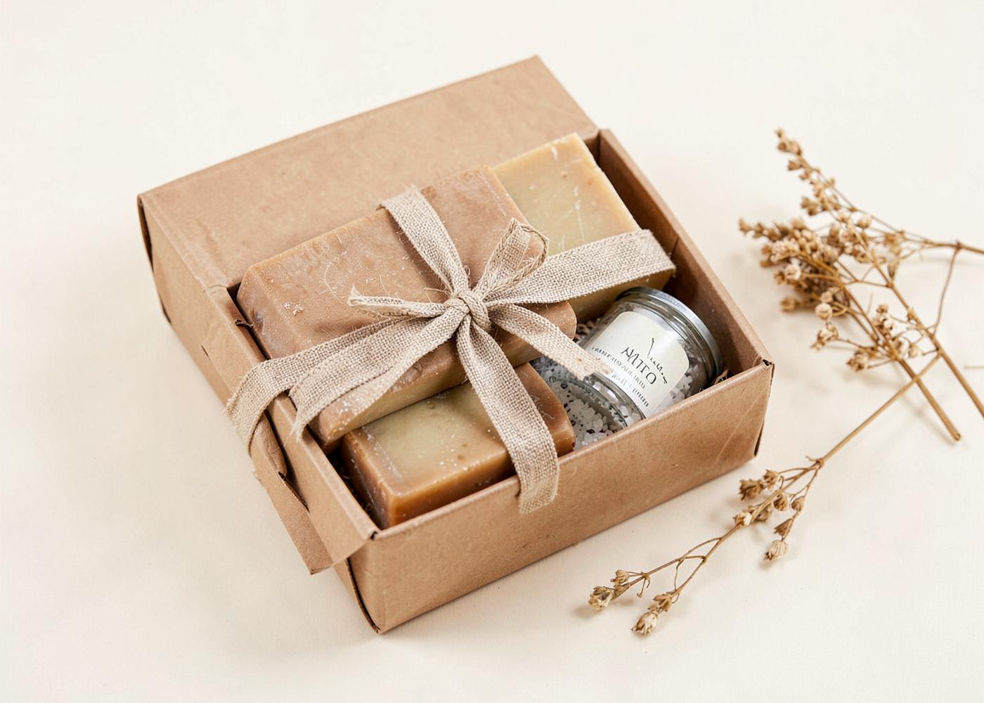 Caja de regalo Magdaria con jabones y sales de baño